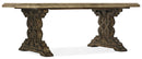 La Grange - Le Vieux 86" Double Pedestal Table With 2-18" Leaves