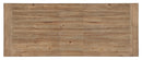 Vineyard Row - Rectangle Dining Table With 2-20" Leaves - Light Brown