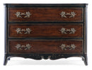 Charleston - Three-Drawer Accent Chest - Dark Brown
