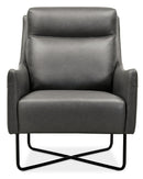 Efron - Club Chair With Black Metal Base