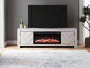 Cayboni 71" TV Stand with Electric Fireplace