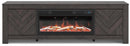 Cayboni 71" TV Stand with Electric Fireplace