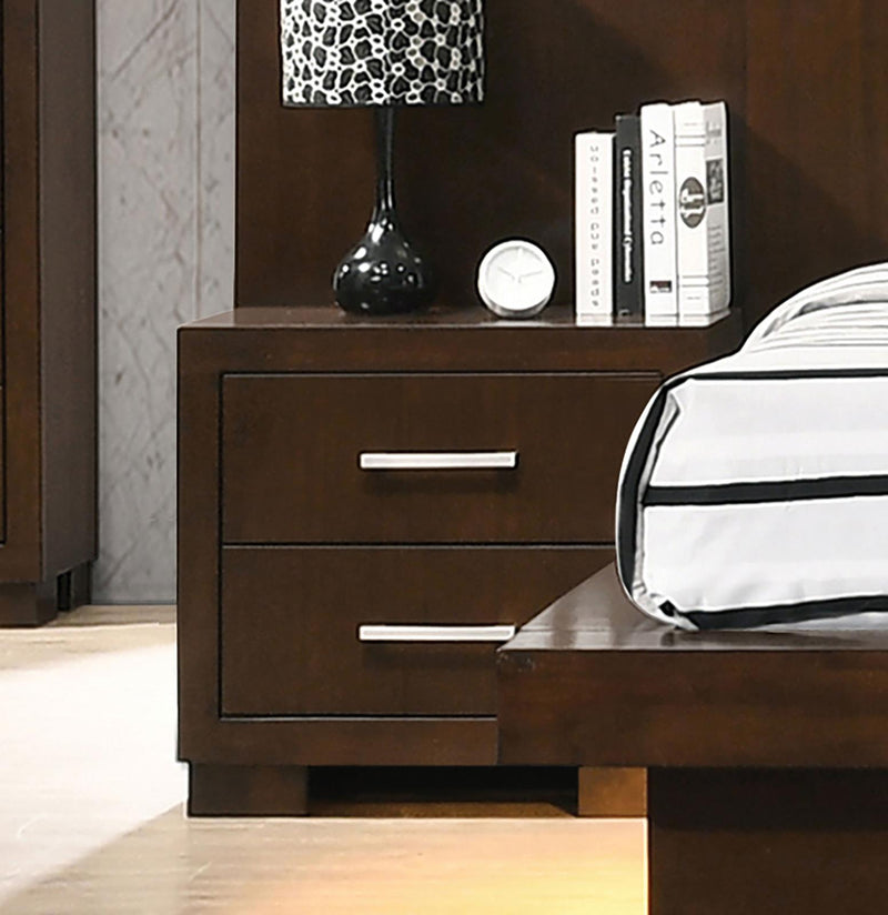 Jessica Cappuccino Two Drawer Nightstand image