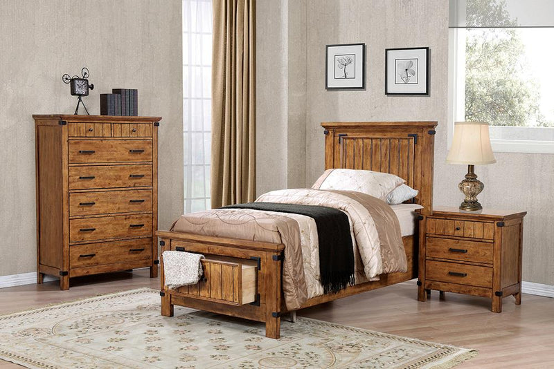 Brenner Rustic Honey Twin Five Piece Set image