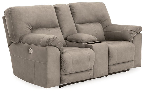 Cavalcade Power Reclining Loveseat with Console image