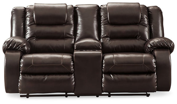 Vacherie Reclining Loveseat with Console image