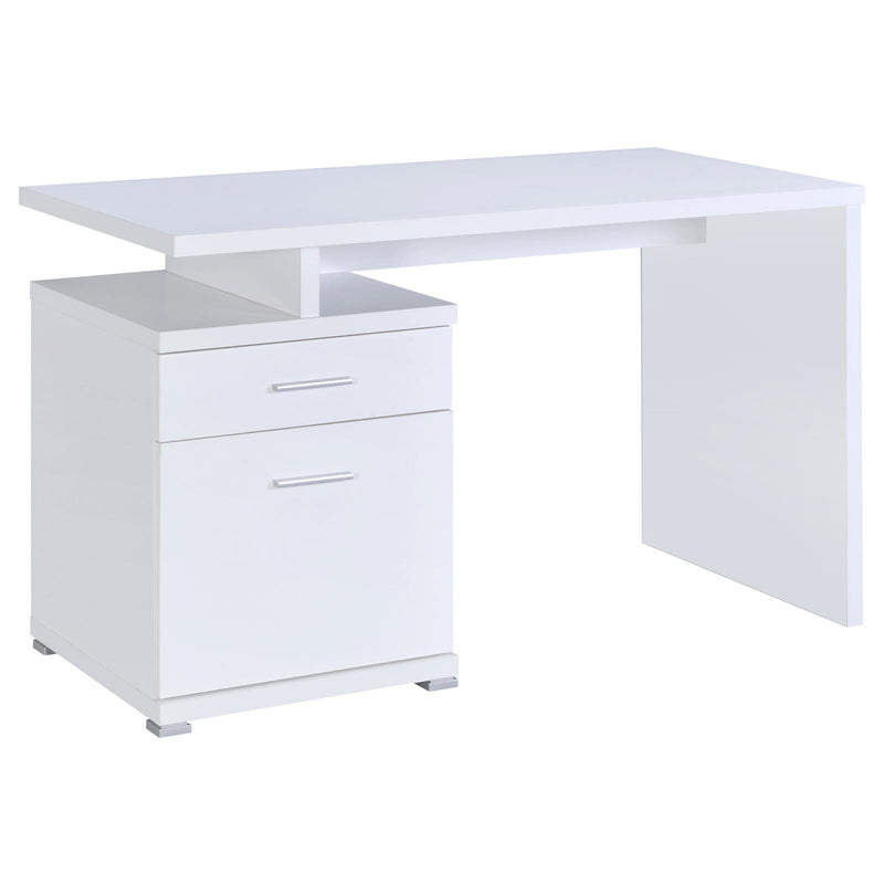 G800110 Contemporary White Executive Desk image