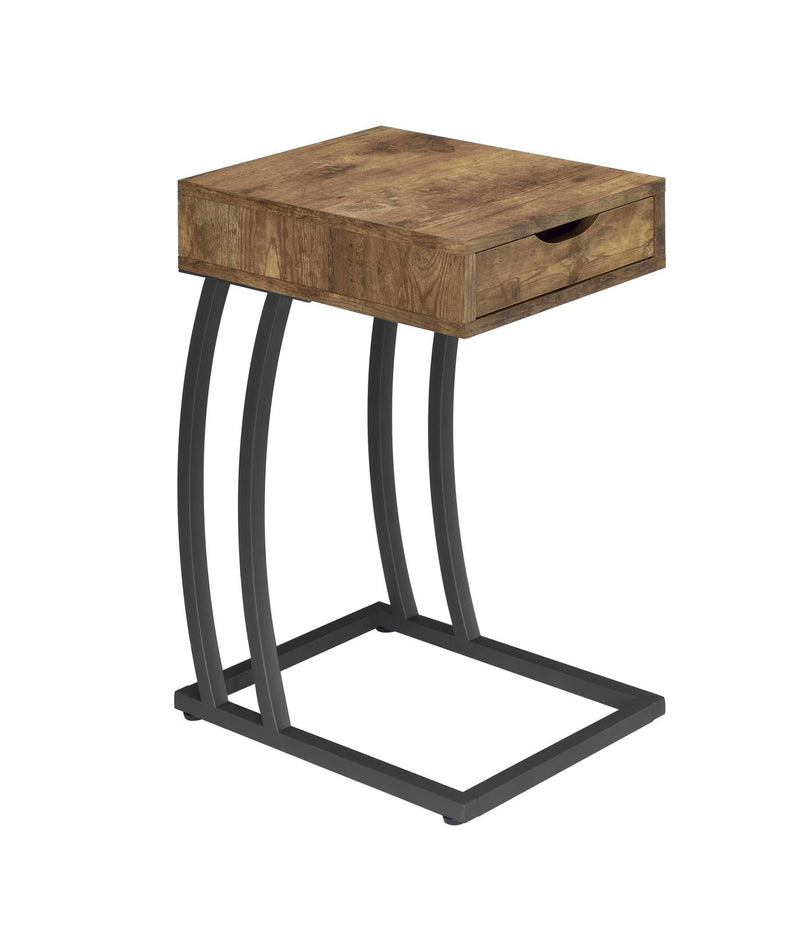 Industrial Antique Nutmeg Accent Table image