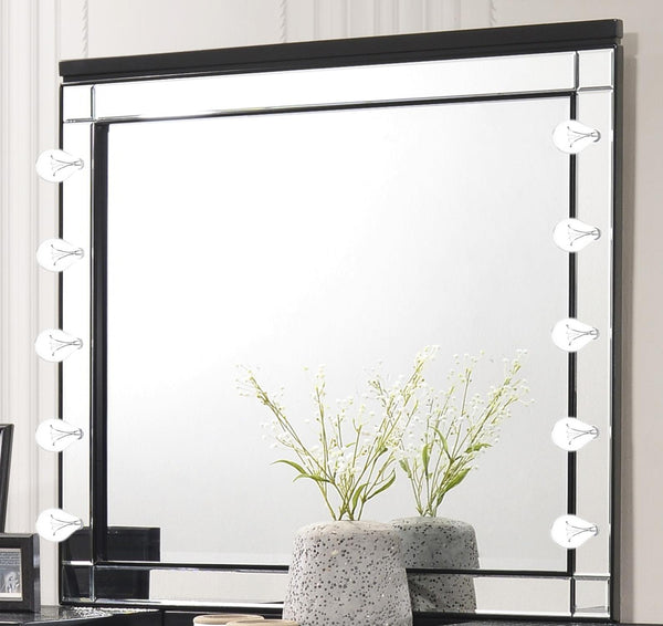 New Classic Valentino Vanity Table Mirror in Black image